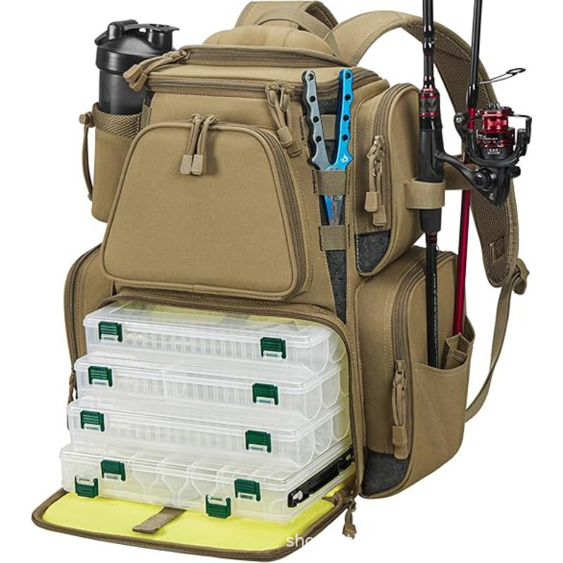 Fishing Equipment Storage Backpack Bowlift