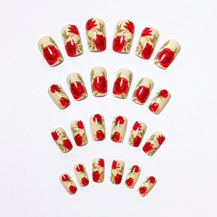 Floral Design Nail Wraps Bowlift