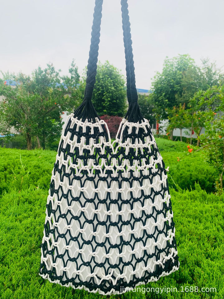 Handcrafted mesh tote bag made of tear-resistant material Bowlift