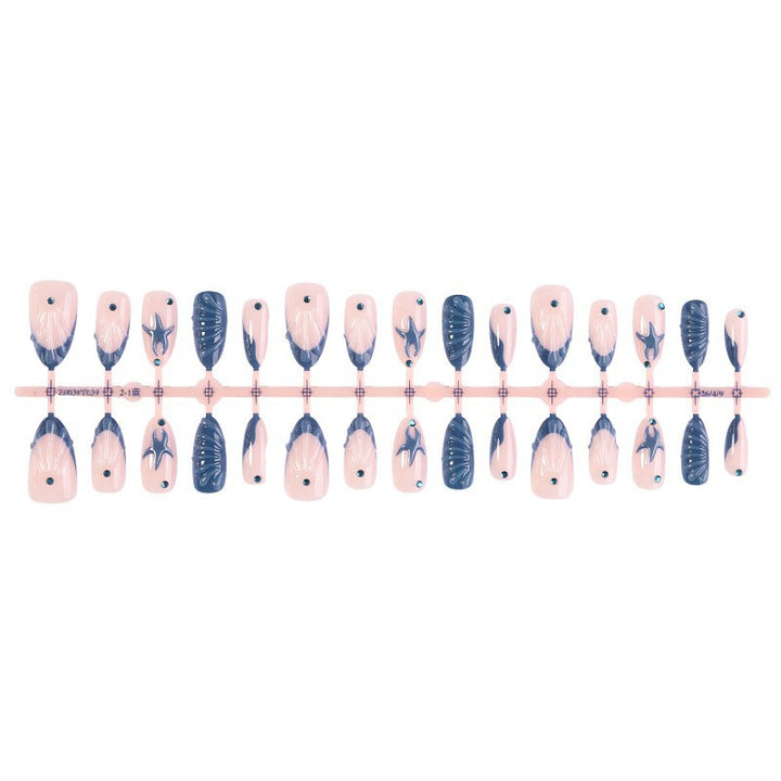 Artistic Nail Design Set with Oceanic Elements Bowlift