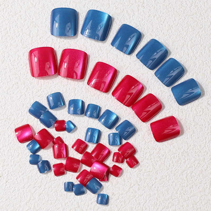 French Tip Press-On Nail Set Bowlift