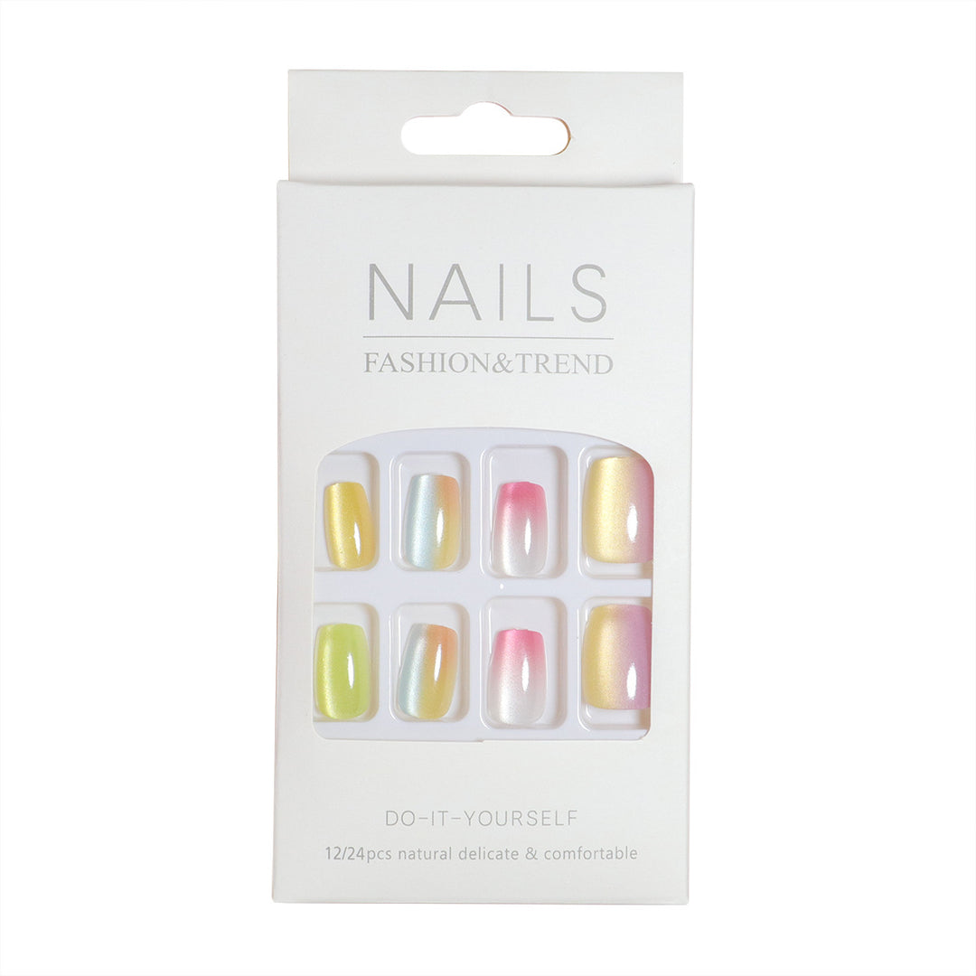 DIY Do-It-Yourself Press-On Nail Set Bowlift