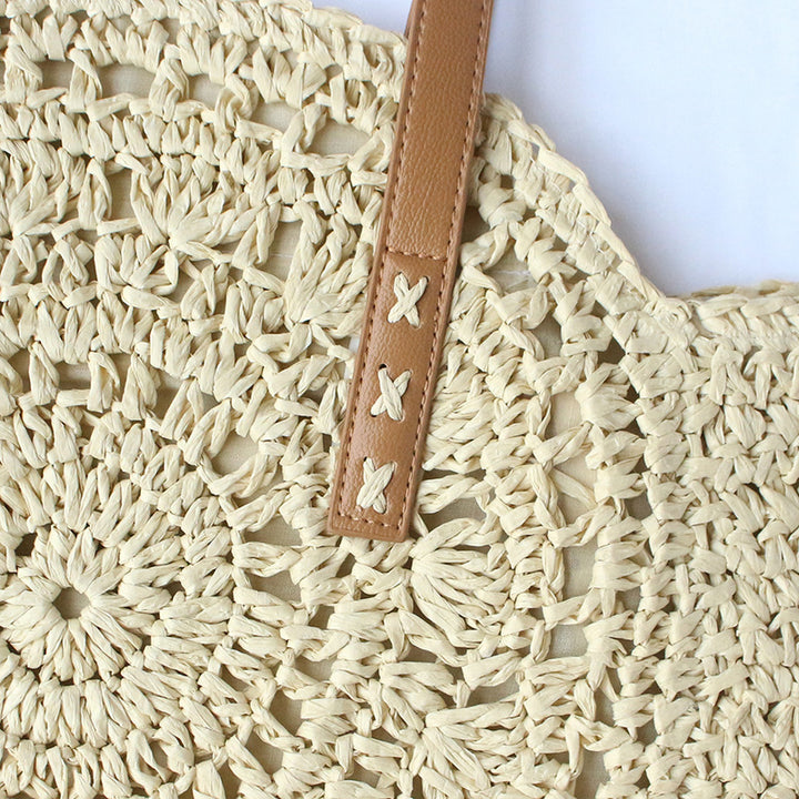 Round-woven beach bag Bowlift