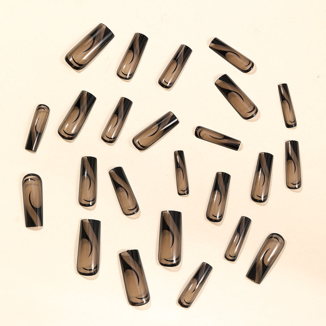 Stylish Abstract 3D Nail Art Extensions Bowlift