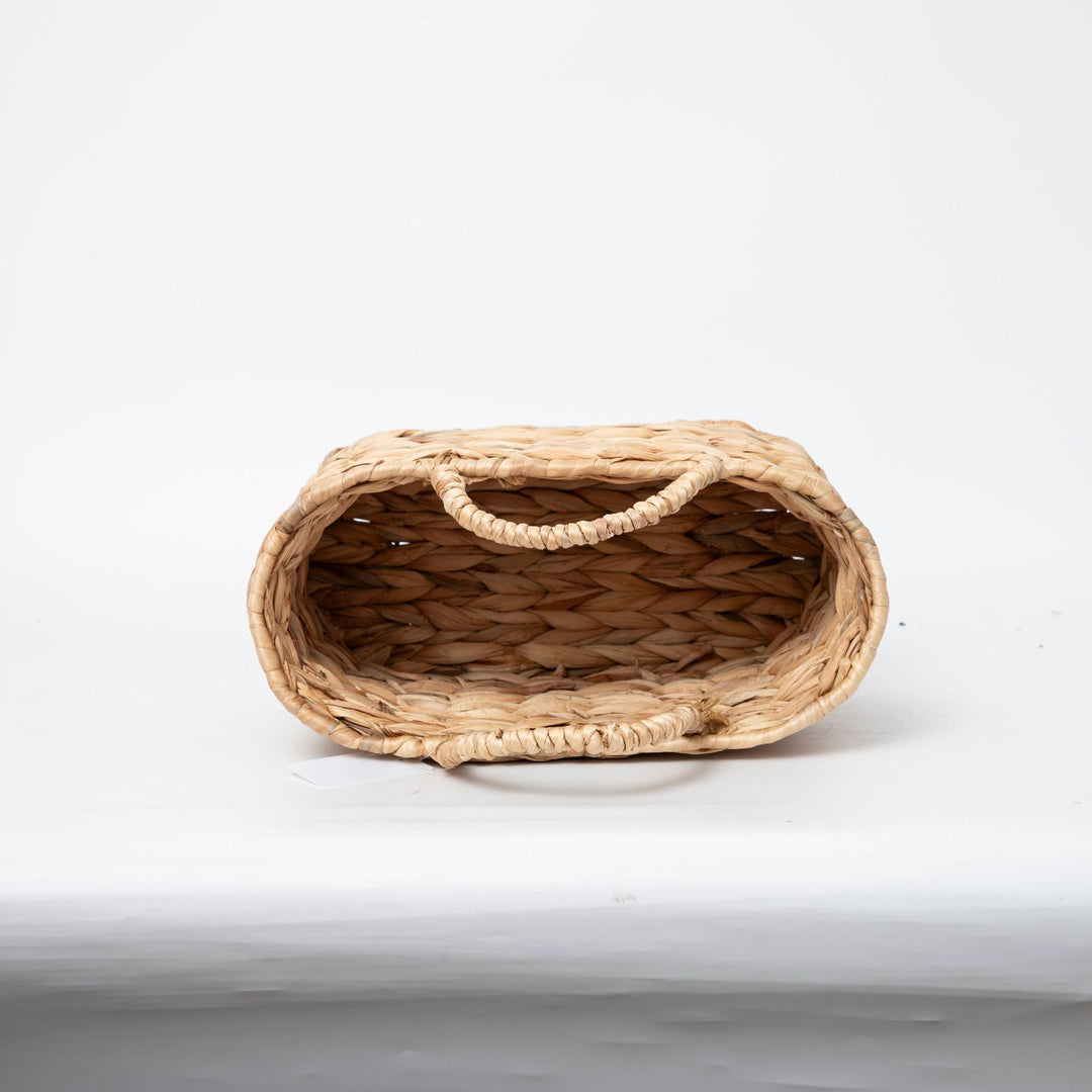 Handwoven Wicker Storage Basket Bowlift