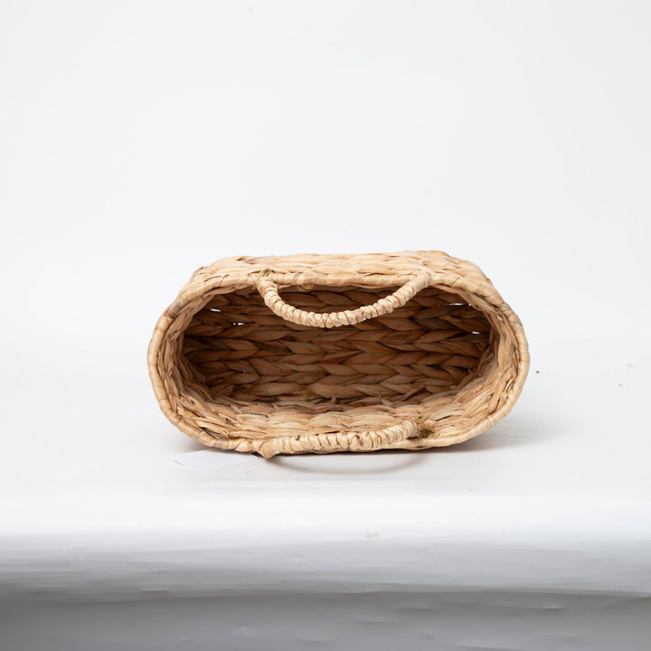 Handwoven Wicker Storage Basket Bowlift
