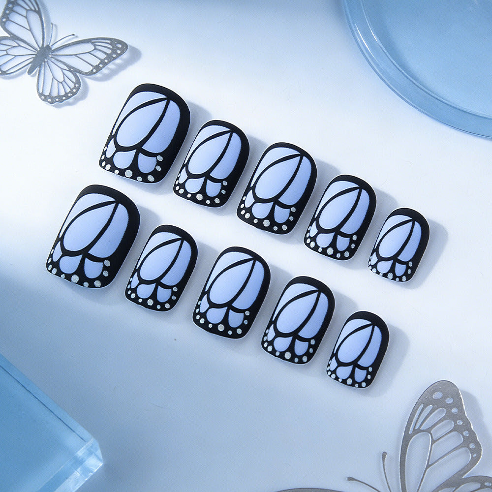 Artistic Floral Nail Design Bowlift