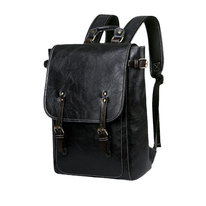 Elegant Laptop Backpack with High-Quality Synthetic Leather Coating Bowlift