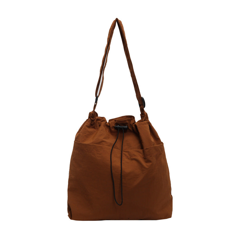 Trendy Drawstring Shoulder Bag Bowlift