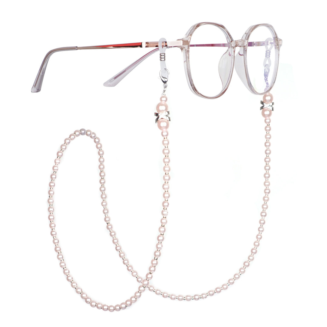 Elegant Faux Pearl Eyewear Chain Bowlift
