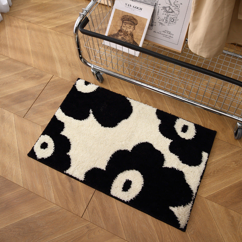 Heart-Shaped Decorative Bath Mat Bowlift