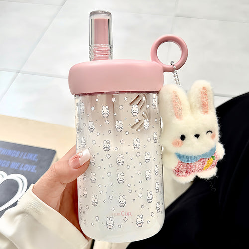Ladies practical drinking bottle with cute animal motif Bowlift