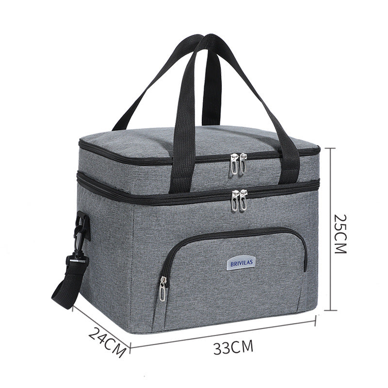 Insulated Multi-Compartment Lunch Carrier Bowlift