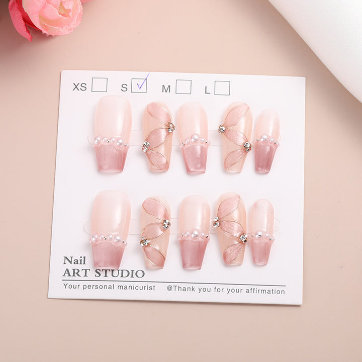 Decorative Press-On Nail Art Bowlift