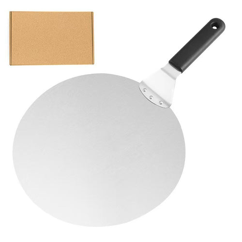 round stainless steel pizza peel with ergonomic heat resistant handle Bowlift