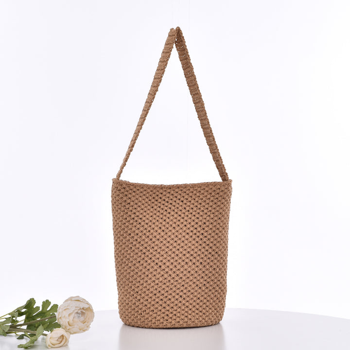 Crochet Tote Bag In Minimalist Design Bowlift