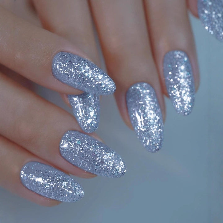 Glamorous Glittering Stiletto Nail Tips Bowlift