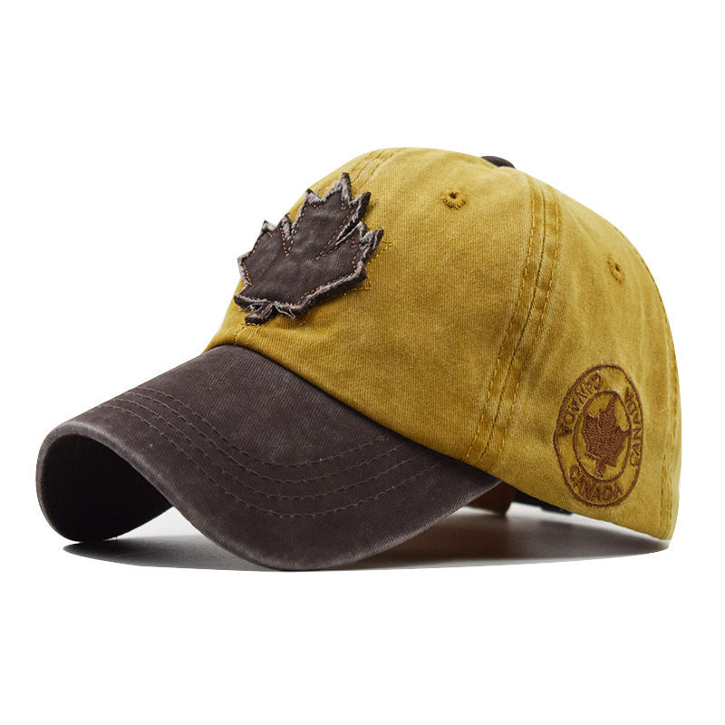 Women's Distressed Canvas Baseball Cap Bowlift