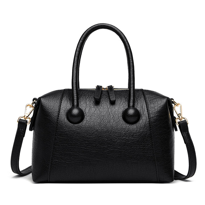 Stylish Textured Handheld Satchel Bowlift