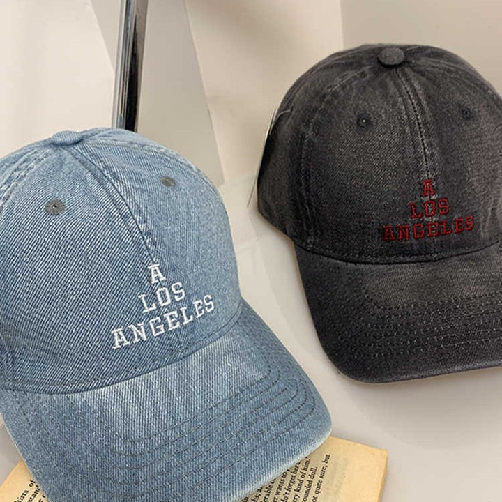 Women's Vintage Denim Baseball Cap Bowlift