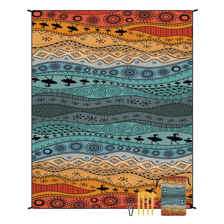 Women's lightweight and durable picnic blanket Bowlift
