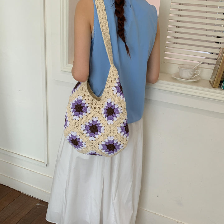 Fashionable Crochet Handbag Bowlift