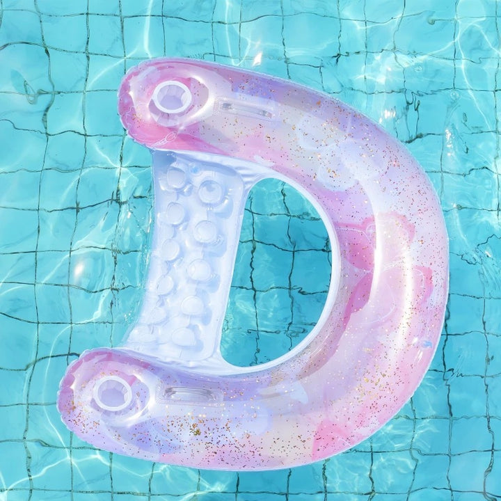 Inflatable Mermaid-Themed Pool Ride Bowlift