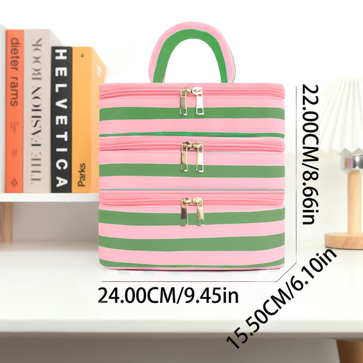 Stylish cosmetic organizer with multiple compartments Bowlift