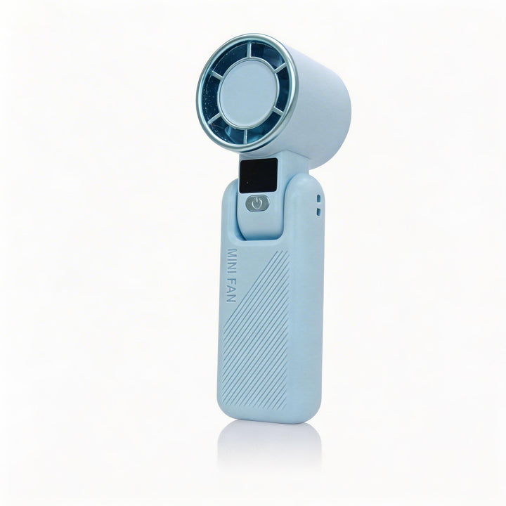 Women Portable Mini Fan with LCD Display Bowlift