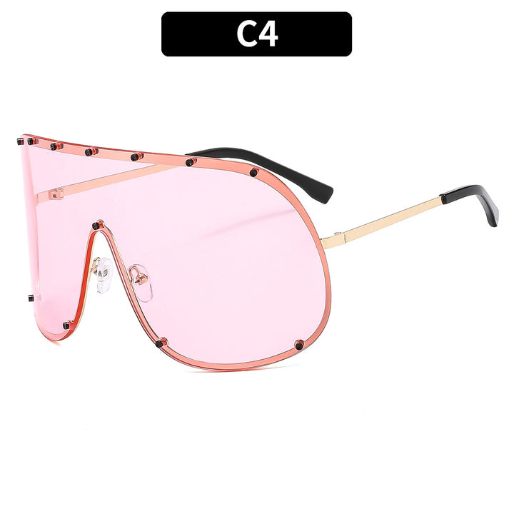 Oversized Shield Sunglasses Statement Style