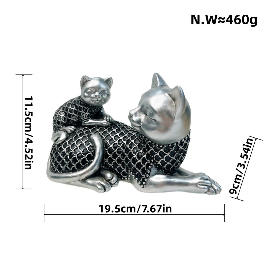 Decorative Cat Figurine Bowlift