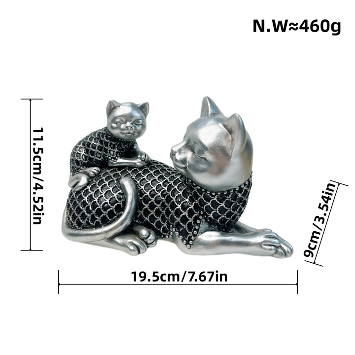 Decorative Cat Figurine Bowlift