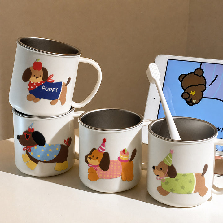 Ceramic mug with charming dog motif Bowlift