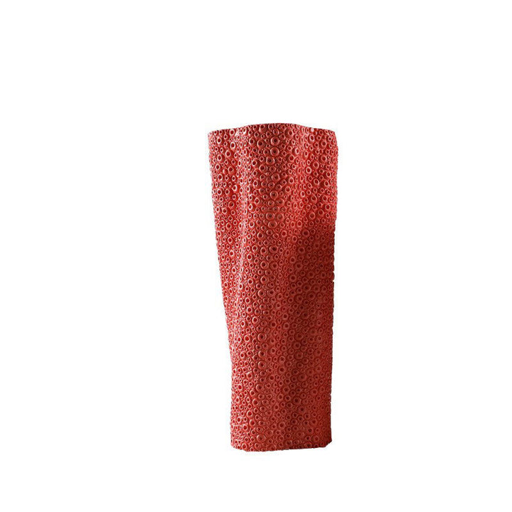Textured Decorative Flower Vase