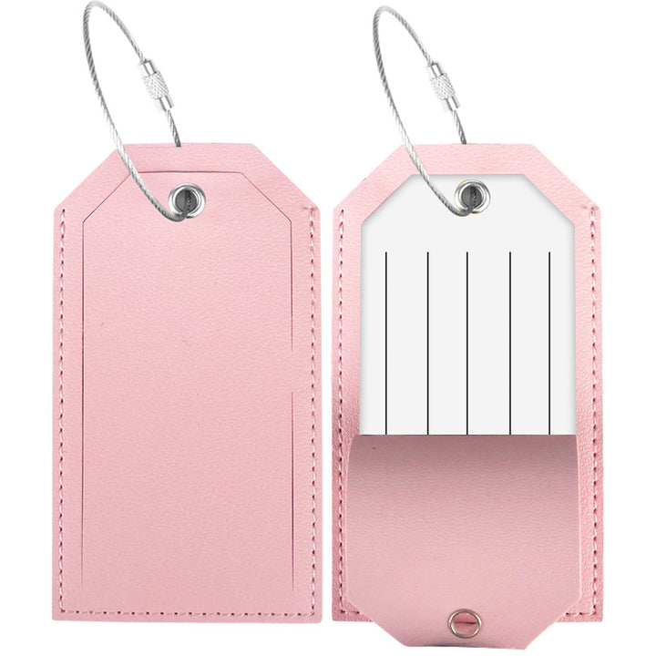 Premium Leather Luggage Tag Bowlift