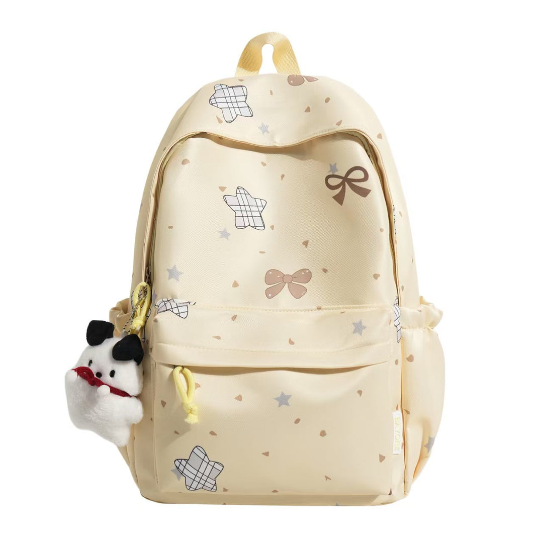 Adorable Bow-Patterned Backpack Bowlift