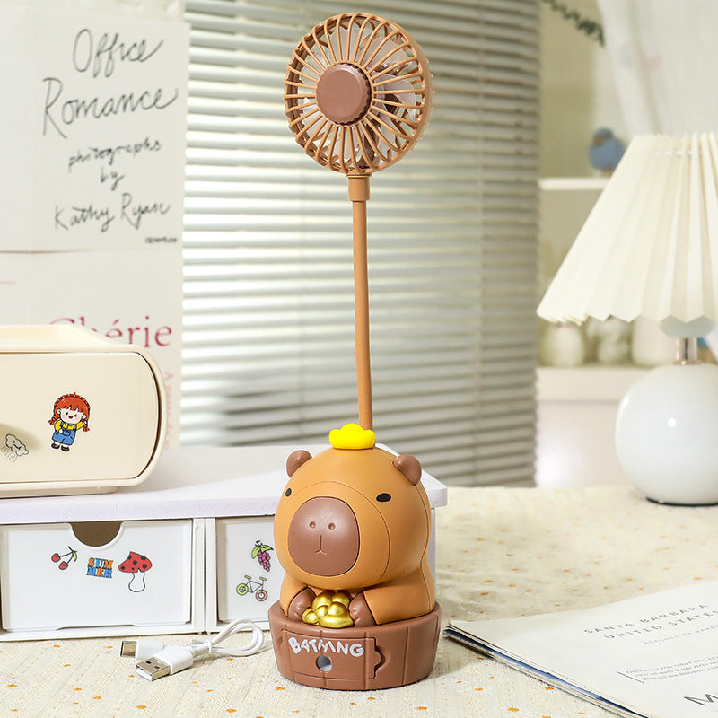 Women's Portable Mini Fan in Cute Bear Design Bowlift