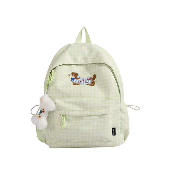 Charming Animal Embroidery Backpack Bowlift