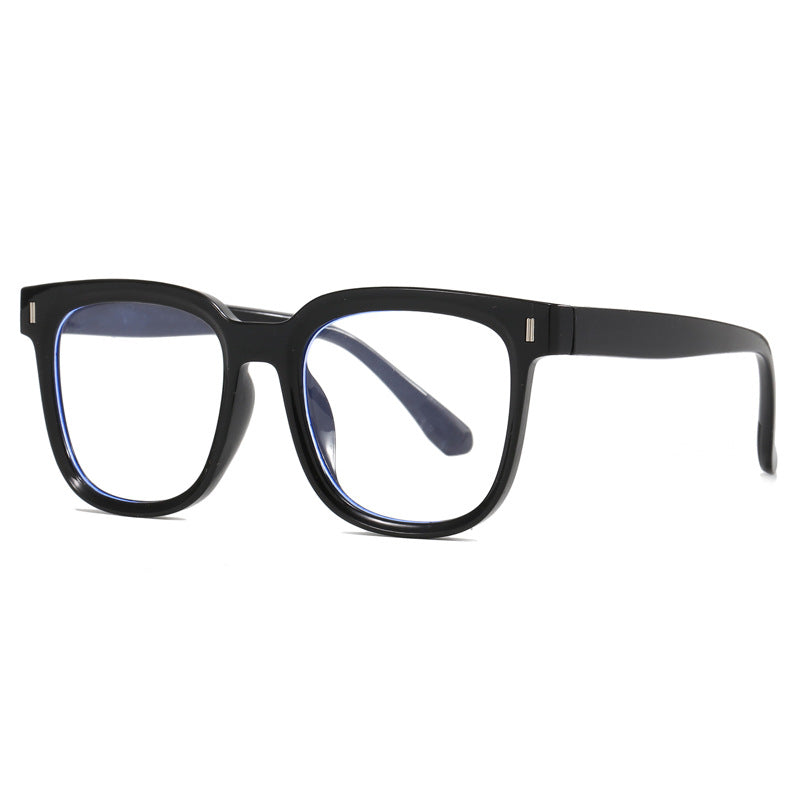 Women's fashionable rectangular glasses with blue lenses Bowlift