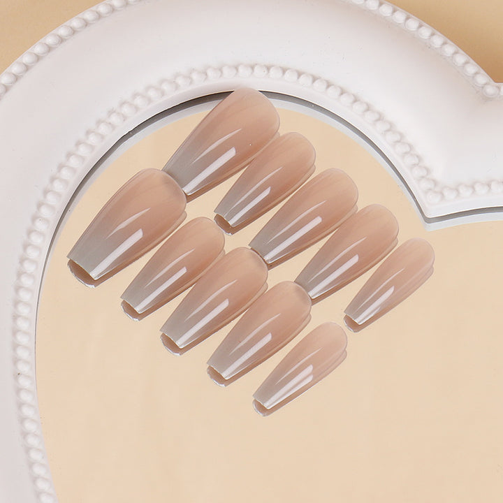 High-Gloss Gel Press-On Nails Bowlift