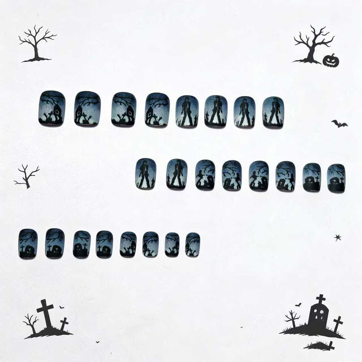 Gothic Graveyard Nail Art Bowlift