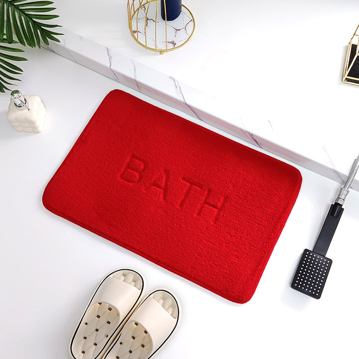 Luxurious Plush Comfort Bath Mat Bowlift