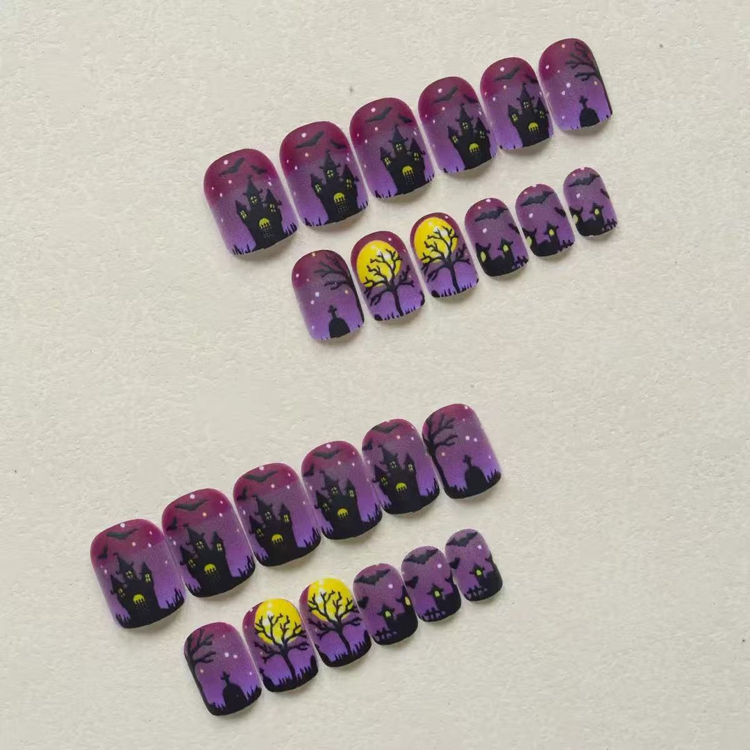 Halloween Nail Art Set with Spooky 3D Designs Bowlift
