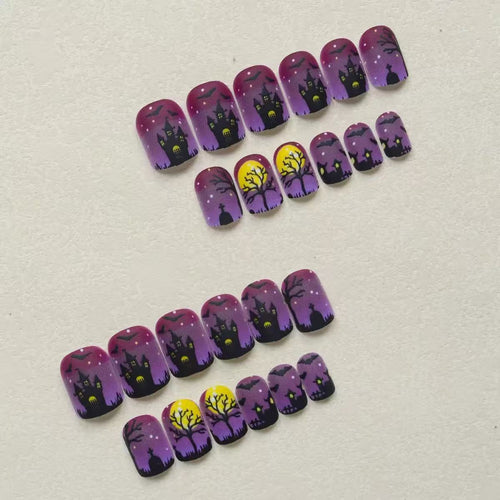 Halloween Nail Art Set with Spooky 3D Designs Bowlift