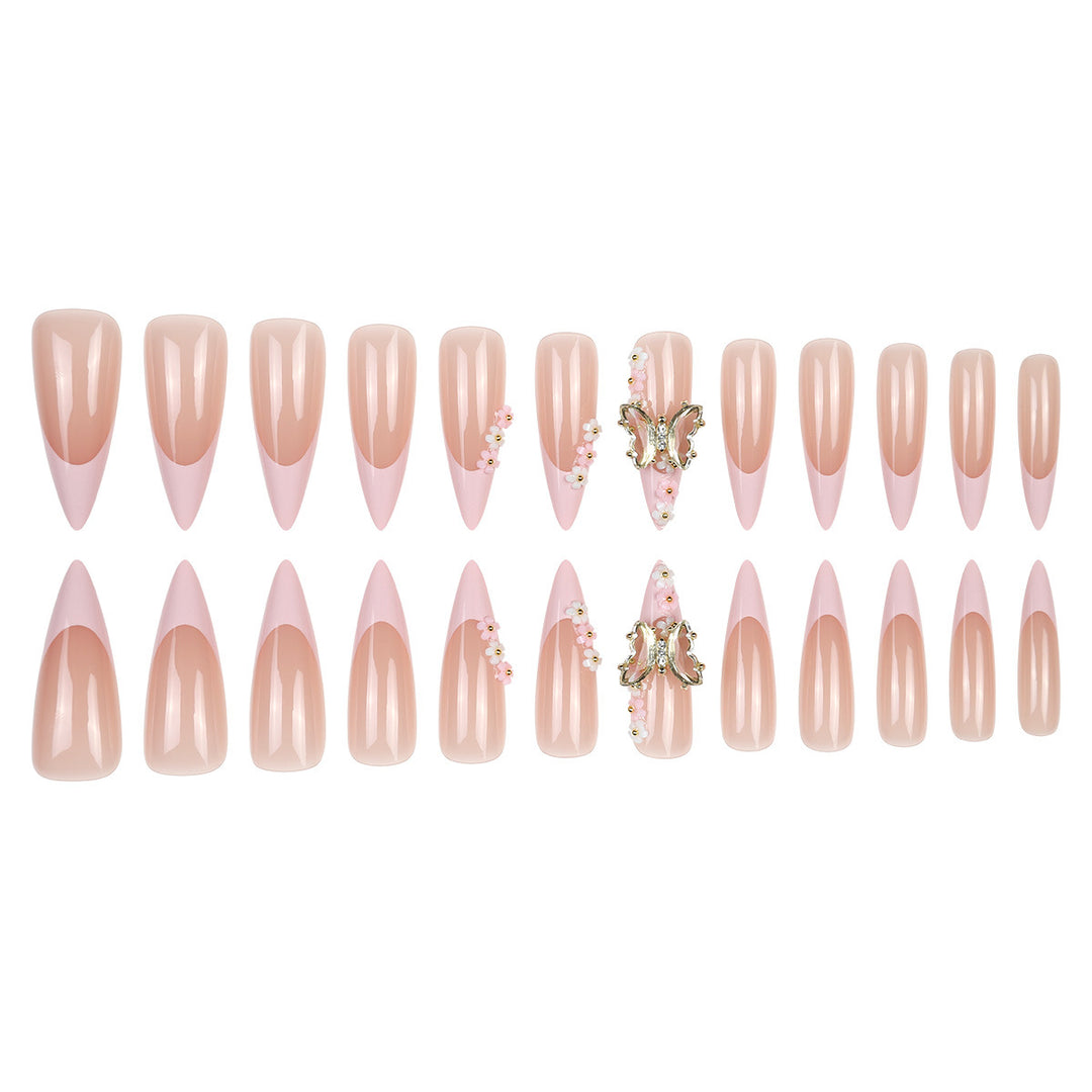 Decorative Stiletto Nail Art Extensions Bowlift