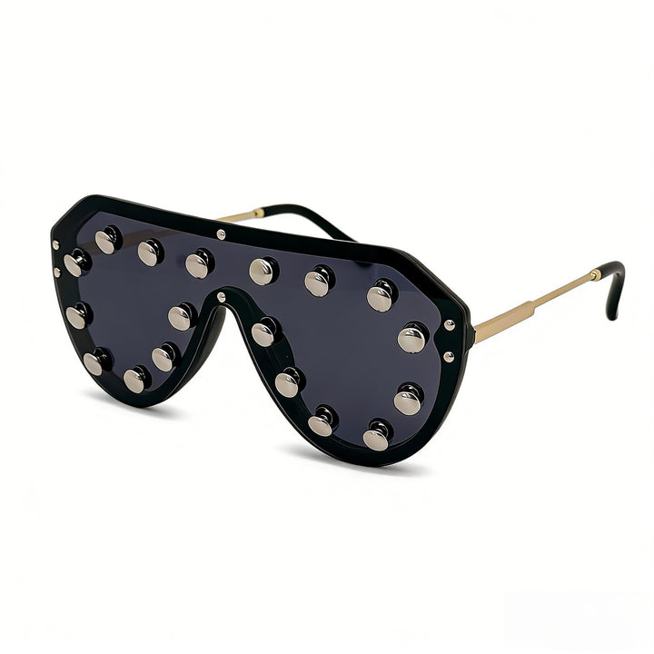Ladies trendy sunglasses with striking metal elements Bowlift