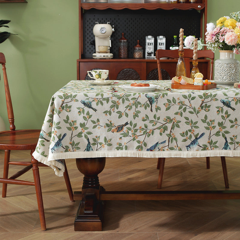 Elegant Patterned Tablecloth