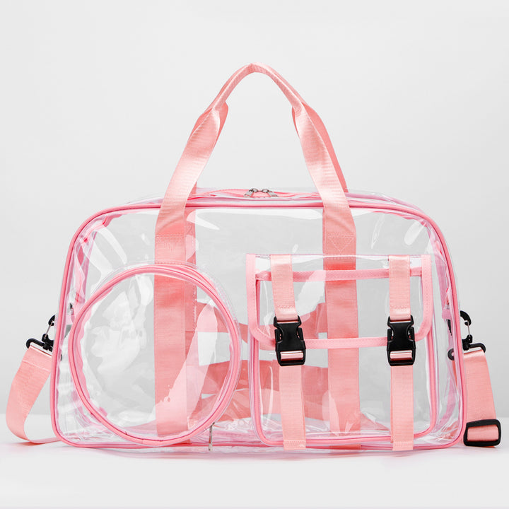 Transparent sports and travel bag with practical compartments Bowlift