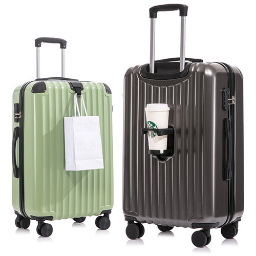 Travel Suitcase with Integrated Cup Holder Bowlift