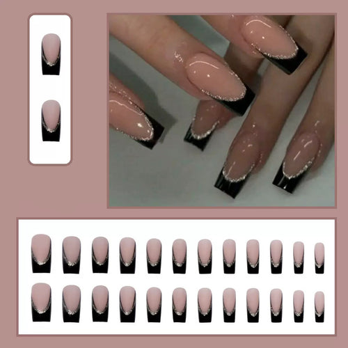 Premium Artificial Nails with Glamorous Design Bowlift